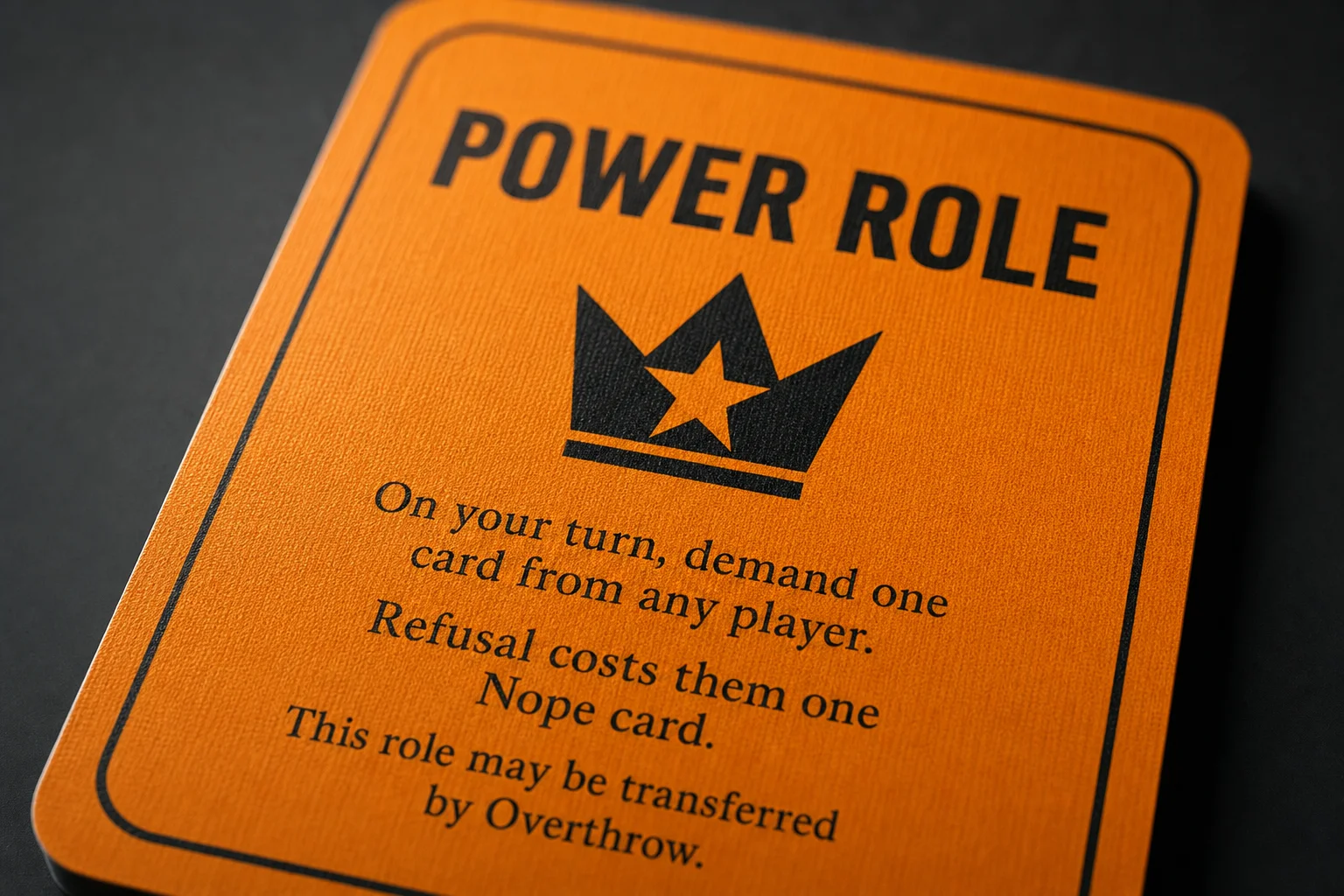 Action card example